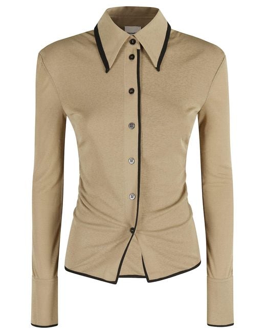 Nanushka Natural Idana Shirt