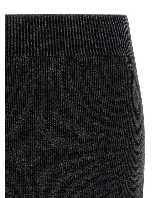 Alexander Wang Black Chenille Skirt