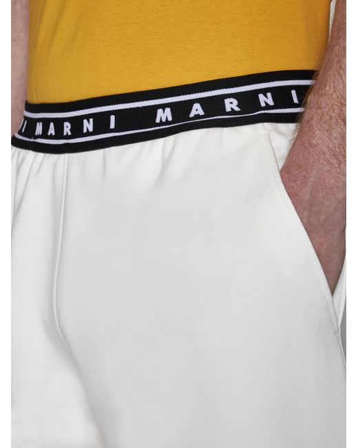 Marni White Shorts for men