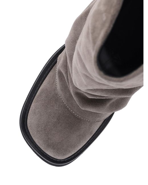 The Attico Brown Robin" Combat Boots