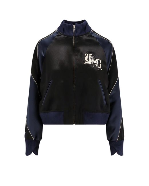 Undercover Black Satin Bomber Jacket