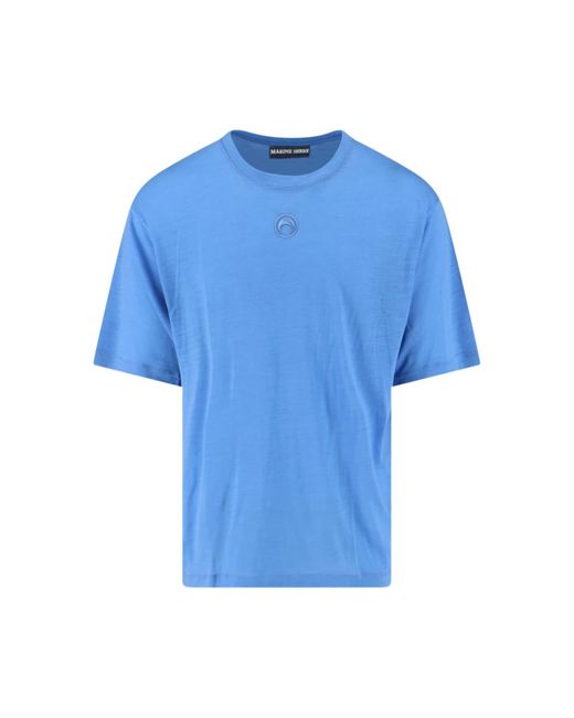 MARINE SERRE Blue Set Of 2 T-Shirts And Tank Top