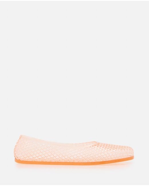 Ancient Greek Sandals Pink Flat Shoes Pvc