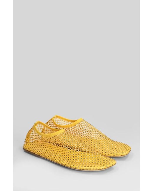 Christopher Esber Yellow Minette Flat Ballet Flats