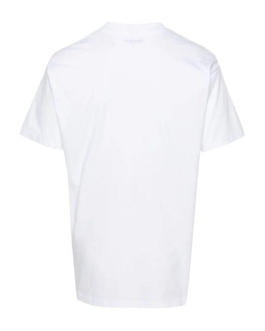 Carhartt Short Sleeves R&d T-shirt in White for Men | Lyst