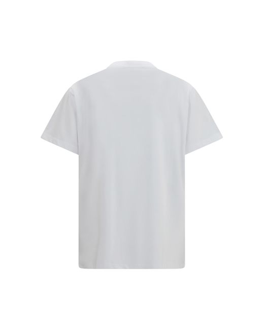 Ganni White Cherry T-Shirt Cotton T-Shirts
