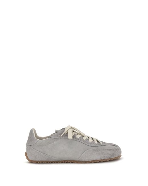 Axel Arigato Gray Sneakers Daze Runner-Off/Off Calf Leather Trainers for men