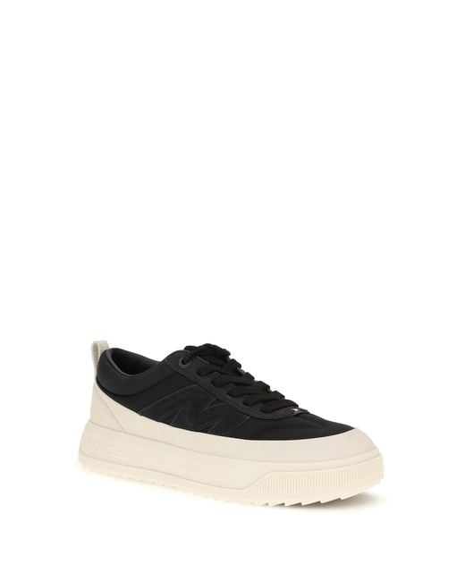 Moncler White Altive Sneakers Suede And Nubuck for men