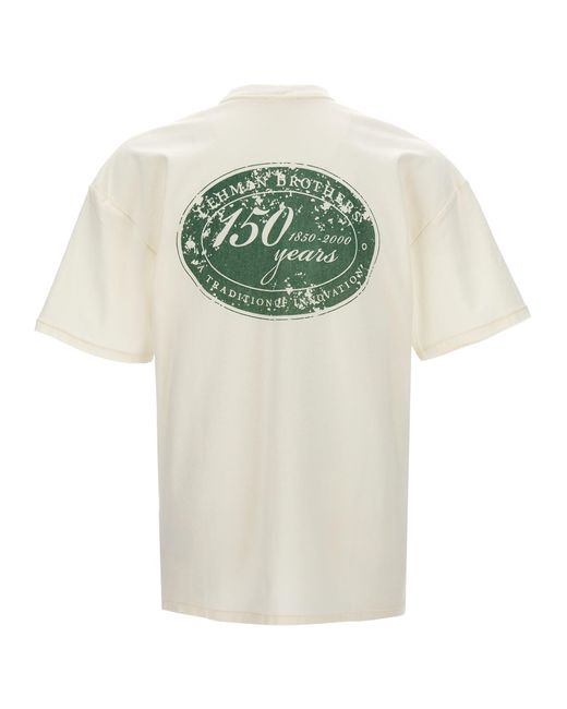 1989 STUDIO White Lehman Brothers T-Shirt for men