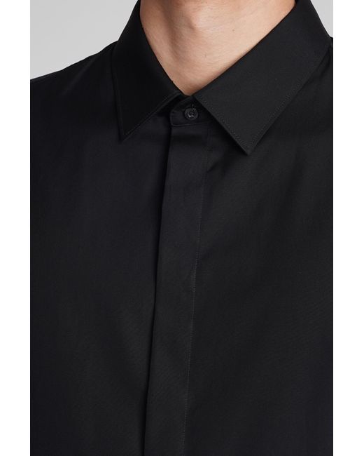 Neil Barrett Shirt In Black Cotton for men