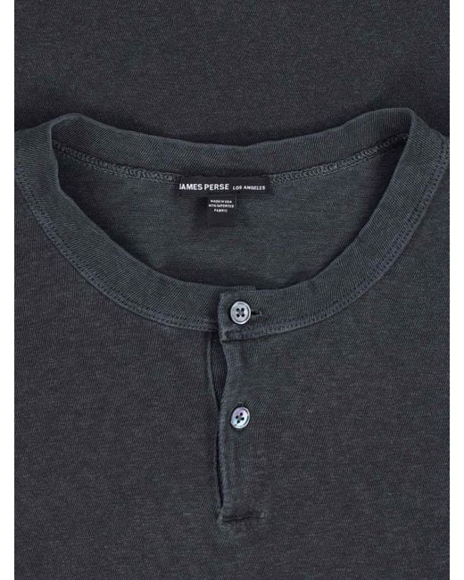 James Perse Blue Classic T-Shirt for men