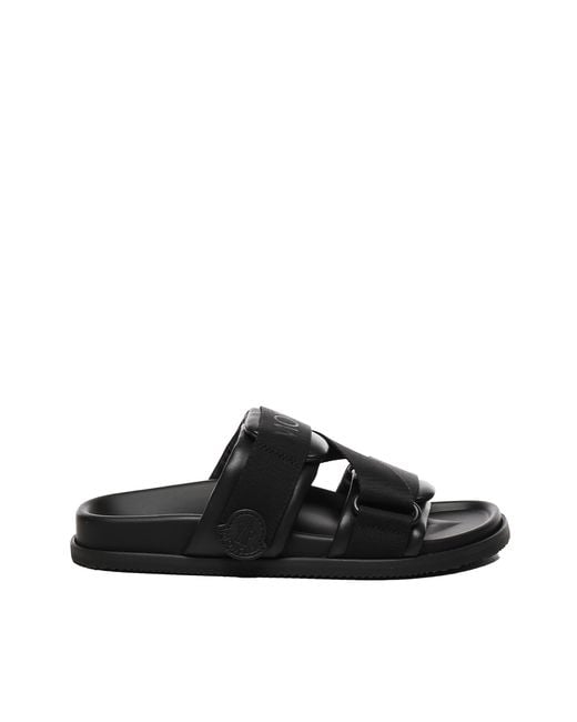Moncler Black Sandals