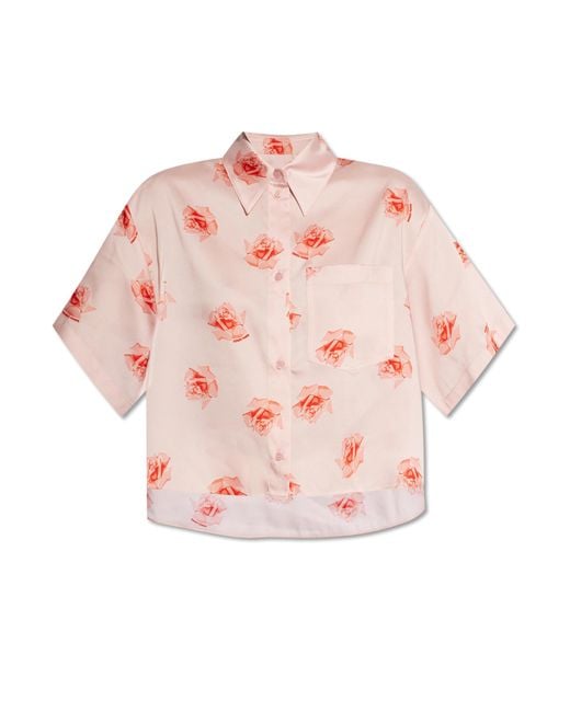 KENZO Pink Cropped Shirt