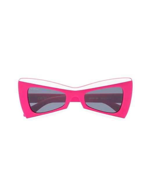 Off-White c/o Virgil Abloh Pink Nashville Cat-Eye Sunglasses
