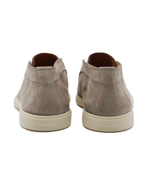 Santoni Brown Laced Shoes