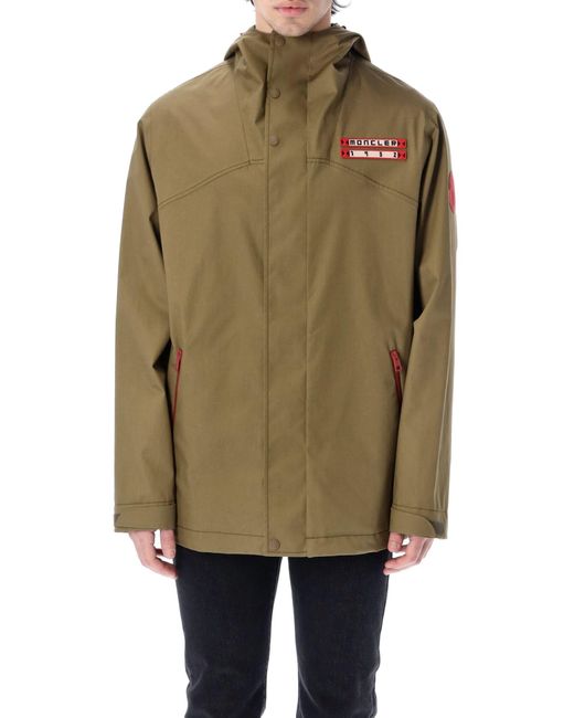 Moncler Genius Cotton Bammu Rain Jacket in Olive (Green) for Men Lyst