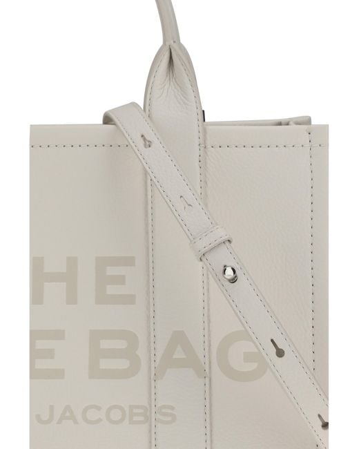 Marc Jacobs Natural Medium Tote Handbag Calf Leather Handbags