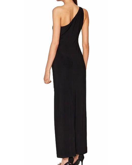 Polo Ralph Lauren Black One-Shoulder Dress