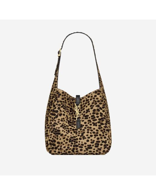 Saint Laurent Metallic 5 À 7 Bea Pony Leather Calfskin Shoulder Bags