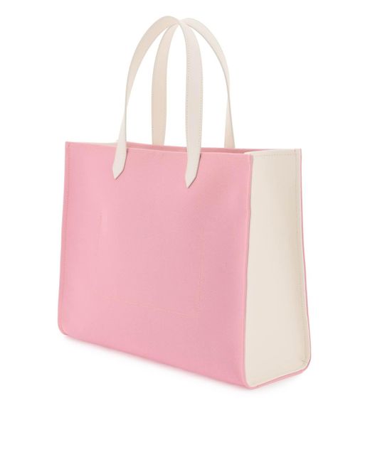 Balmain Pink Medium B-army Tote Bag