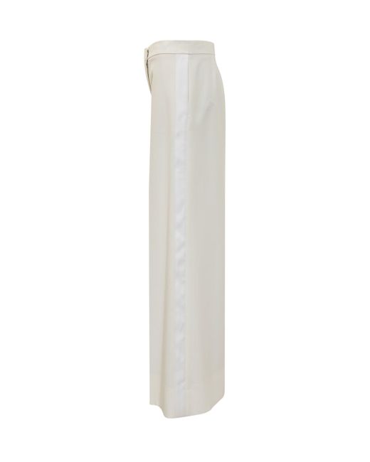 Stella McCartney White Cotton Trousers