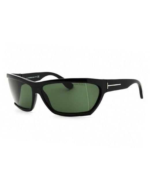 Tom Ford Green Frame And Lens Sunglasses