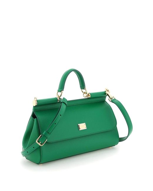 Dolce & Gabbana Green Medium New Sicily Bag