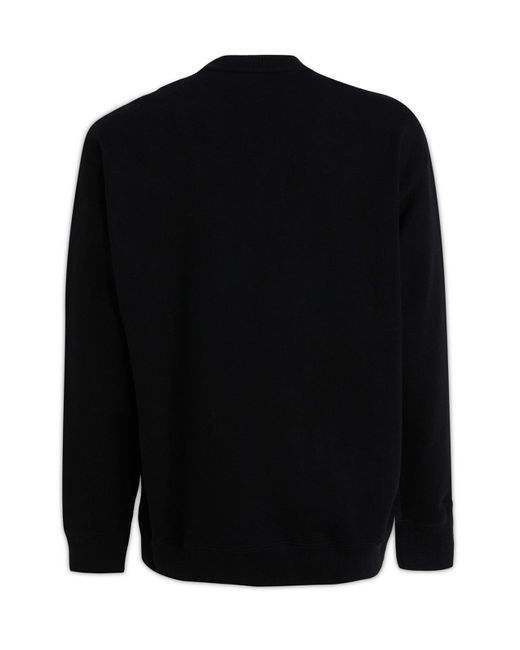 Moschino Black Teddy Bear Organic Cotton Sweatshirt for men