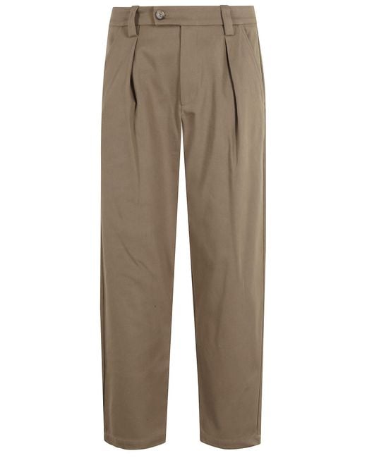 A.P.C. Natural Relaxed Fit Pants With Renato Pattern for men