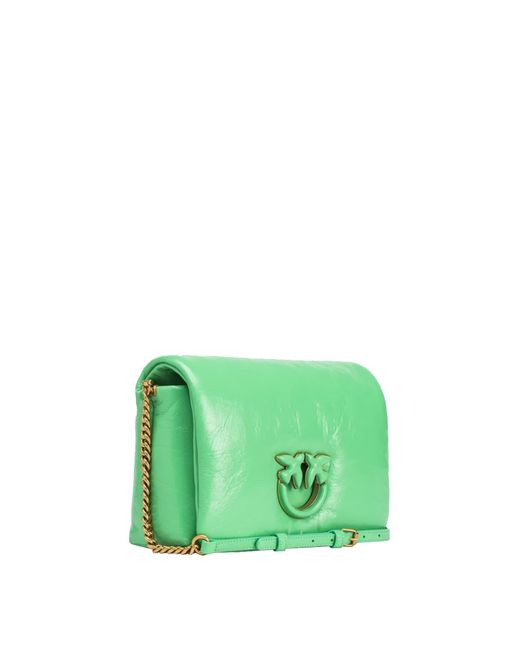 Pinko Green Shoulder Bag