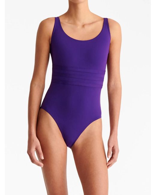 Eres Purple Asia Scoop-back Swimsuit