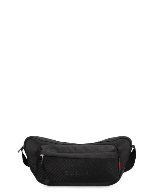 Gucci Black Nexus Crossbody Bag Polyamide Messenger for men