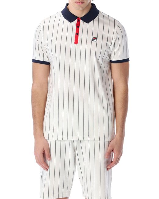 Fila Cotton Bb1 Polo Shirt in White 