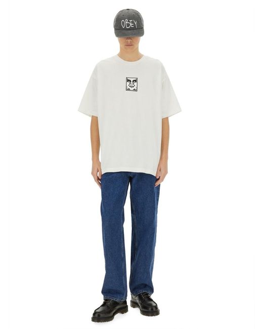 Obey Blue Hardwork Jeans for men