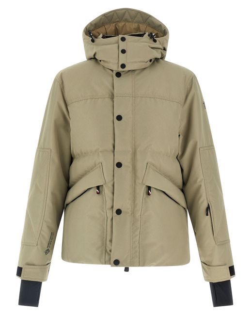 Moncler Green Elfin Down Jacket Polyester Jacket, Parka, Casual for men