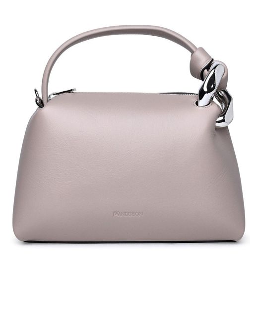J.W. Anderson Pink Muddy Leather Bag