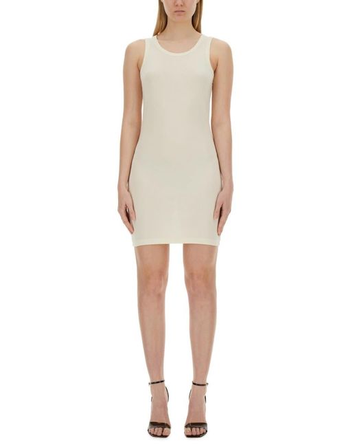 Helmut Lang Natural Mini Dress