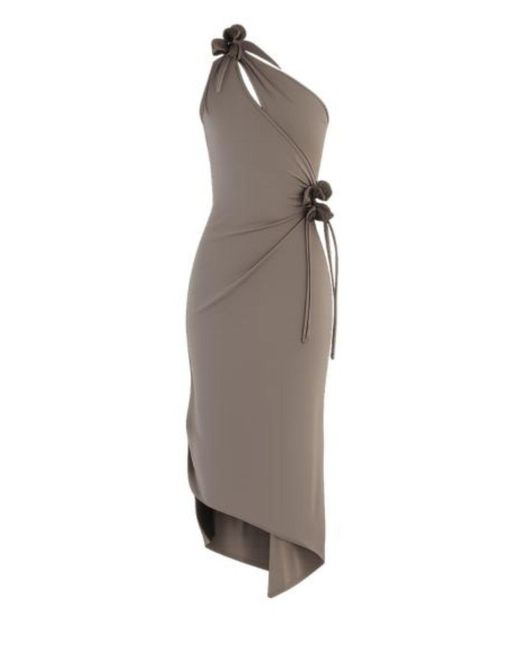 Coperni Natural Dress Flower Recycled Polyamide