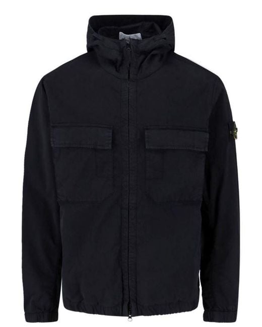 Stone Island Blue Jackets Co Ea for men