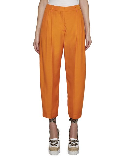 Stella McCartney Orange Trousers