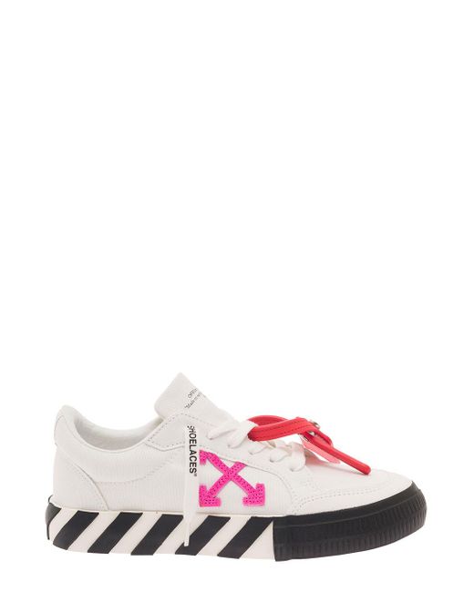 Off-White c/o Virgil Abloh Pink And Low Vulcanized Sneakers