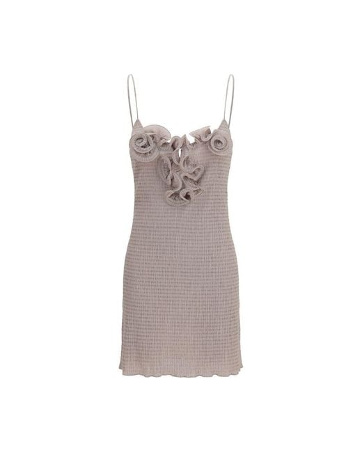 Magda Butrym Brown Lyocell Casual Dress