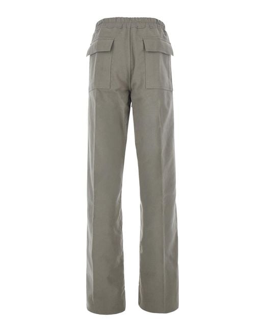 Rick Owens Gray Trousers Cotton for men