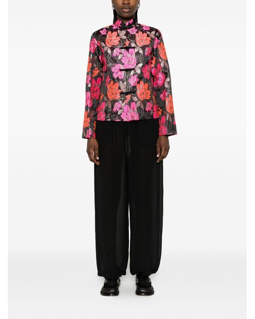Comme des Garçons Red Printed Jacket