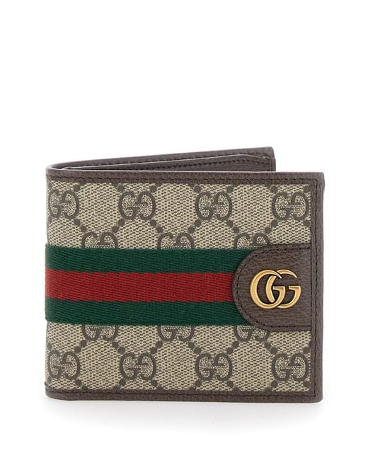 Gucci Gray Wallet Ophidia Leather for men