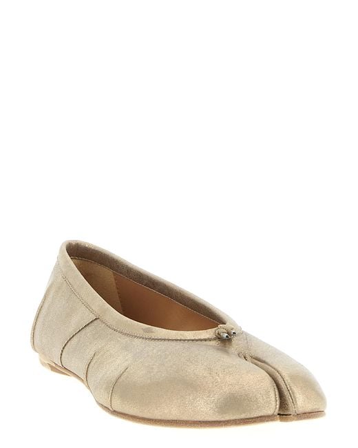 Maison Margiela Natural 'Tabi New' Ballet Flats