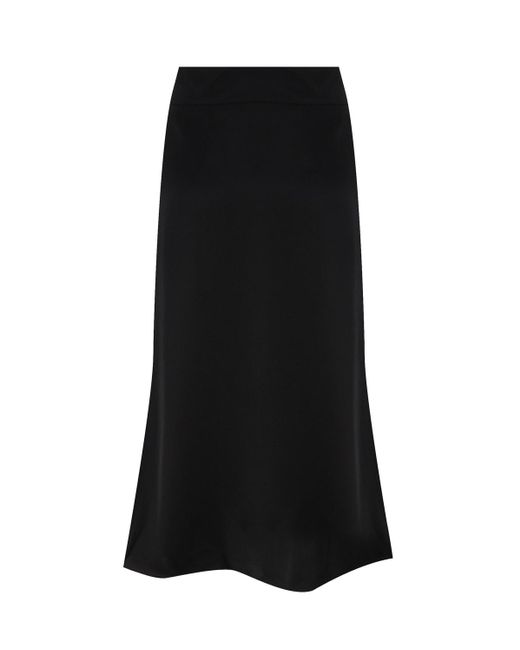 Art Dealer Black Sequins Midi Skirt