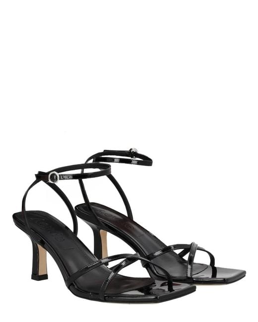 Aeyde Black Sandals Edith Calf Leather