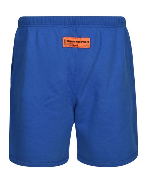 Heron Preston Blue Hpny 23 Sweat Shorts for men
