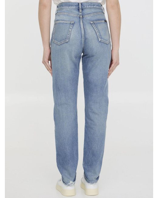 Saint Laurent Blue Slim Fit Denim Jeans